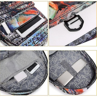 Foto 3 | Mochila Huoguo, Casual, Impermeable, De Viaje Para Hombre, Azul Marino - Venta Internacional.