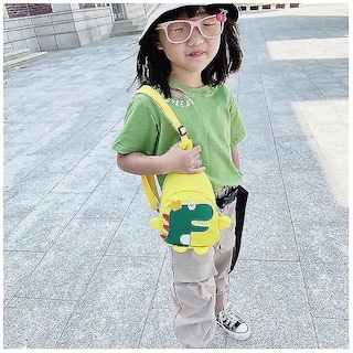 Foto 3 | Mochila De Tela Oxford Con Dibujos Animados De Dinosaurios Huoguo Para Niños - Venta Internacional.