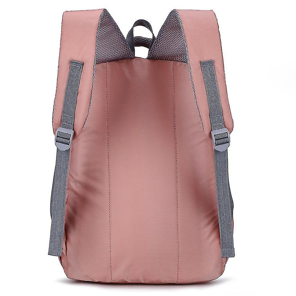 Foto 5 pulgar | Mochila Huoguo Para Estudiantes De Secundaria, Impermeable, De Nailon, Azul Marino  - Venta Internacional.