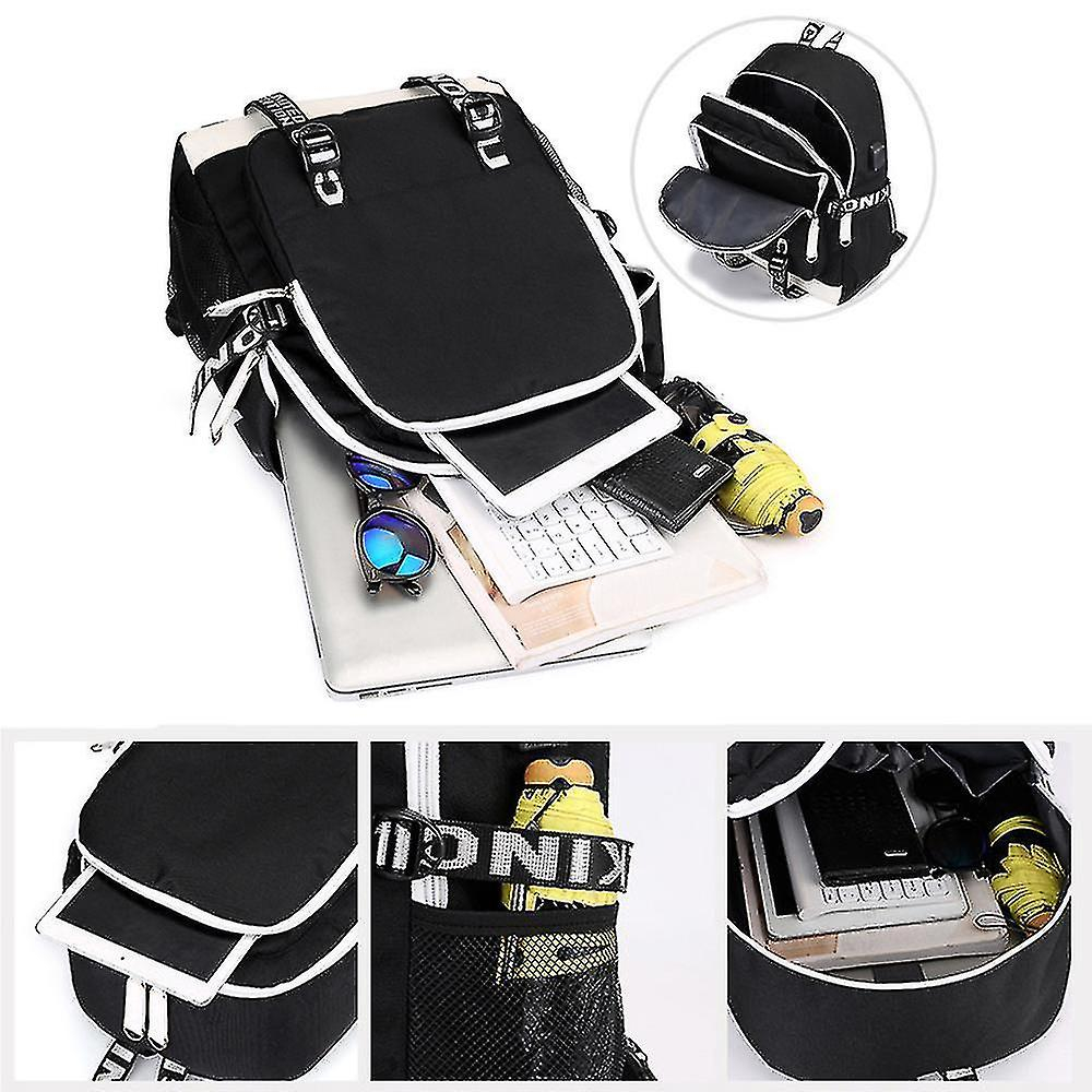 Foto 3 pulgar | Mochila Huoguo Billie Eilish, Recargable Por Usb, Escuela Al Aire Libre - Venta Internacional.