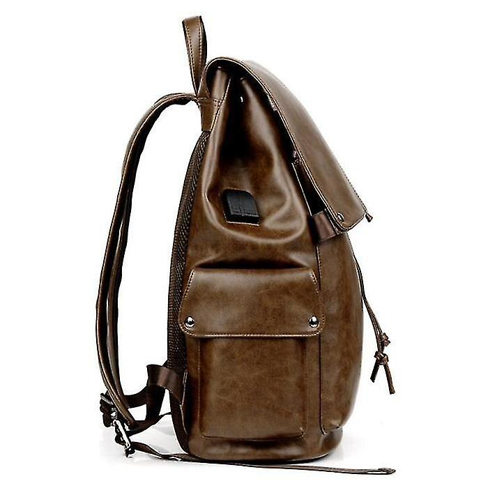 Foto 6 pulgar | Mochila Huoguo, Casual, Multifunción, Para Portátil, De Piel Sintética, Para Hombre - Venta Internacional.