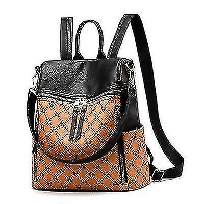 Foto 1 | Mochila Huoguo Antirrobo De Alta Calidad Para Mujer, Color Naranja - Venta Internacional.