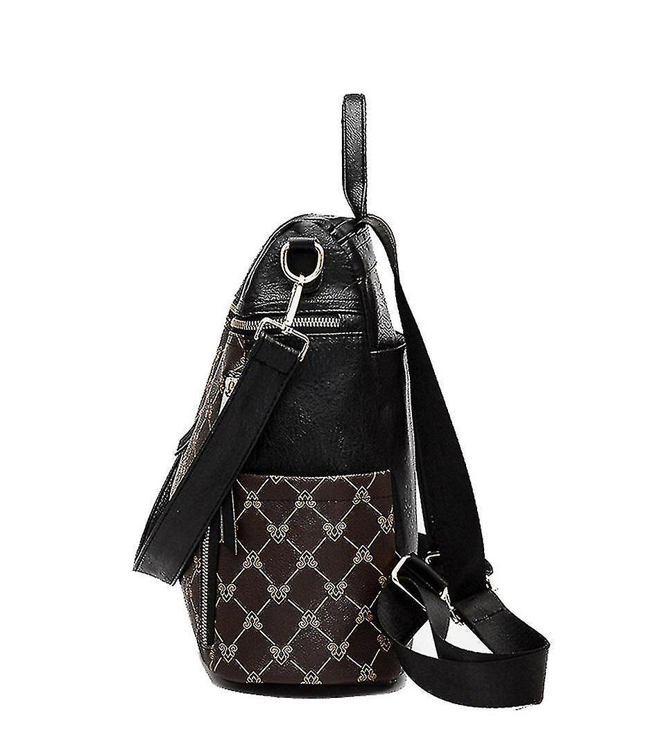 Foto 4 | Mochila Huoguo Antirrobo De Alta Calidad Para Mujer, Color Naranja - Venta Internacional.