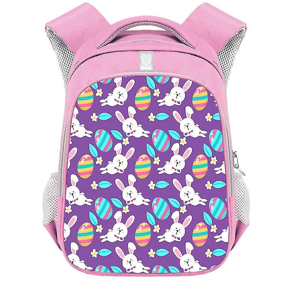 Foto 1 | Mochila Huoguo 2021 De Pascua Para Niña De Primaria Rosa 26x13x3 - Venta Internacional.