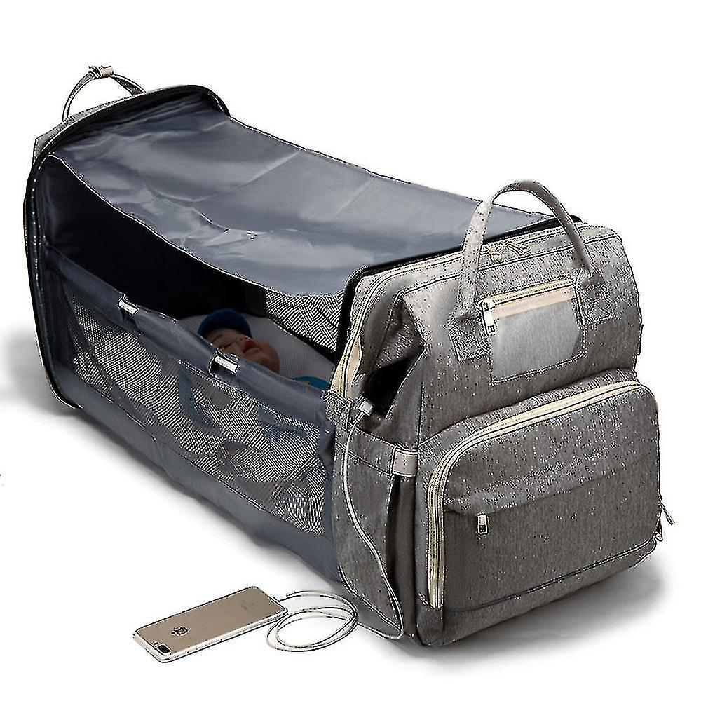 Foto 2 pulgar | Mochila Huoguo Multifuncional De Gran Capacidad Gris - Venta Internacional.
