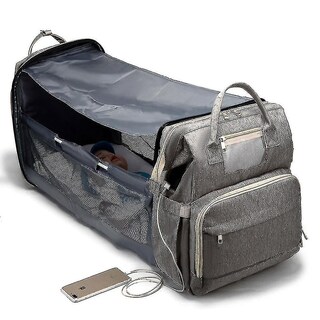 Foto 1 | Mochila Huoguo Multifuncional De Gran Capacidad Gris - Venta Internacional.