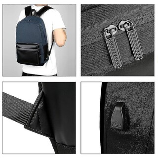 Foto 2 | Mochila Huoguo Para Viajar Al Trabajo, Ordenador Con Carga Usb, Color Rojo - Venta Internacional.