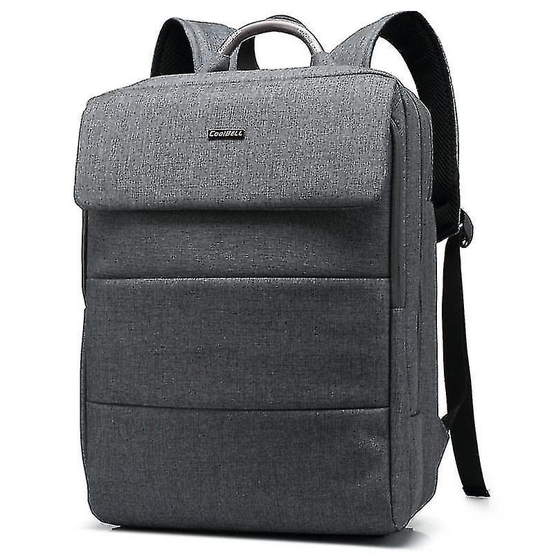 Foto 2 pulgar | Mochila Huoguo Business Computer 20-35l De Nailon Gris Para Hombre - Venta Internacional.