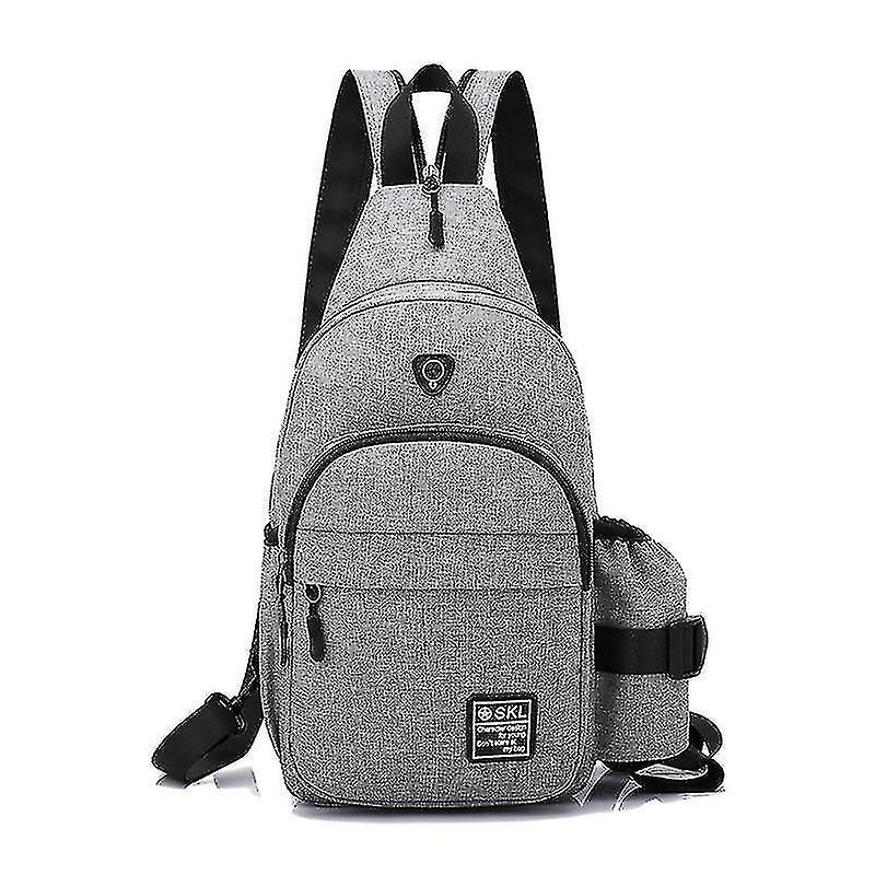 Foto 2 pulgar | Mochila Huoguo Swagger Gris Claro Poliamida/nylon Outdoor - Venta Internacional.
