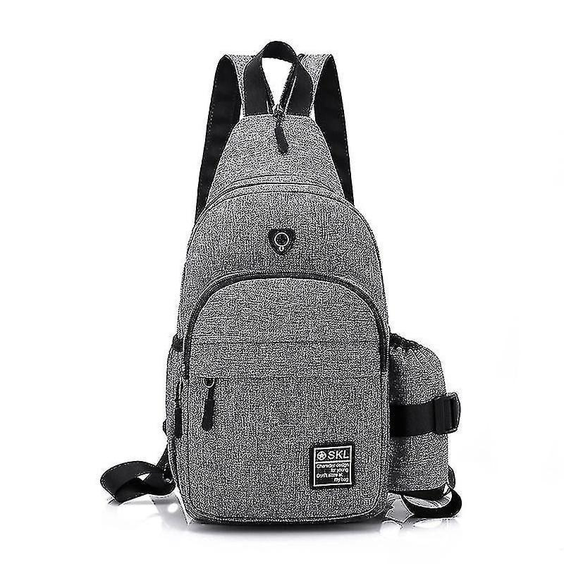 Foto 6 pulgar | Mochila Huoguo Swagger Gris Claro Poliamida/nylon Outdoor - Venta Internacional.