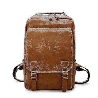 Foto 2 | Mochila Huoguo De Piel Sintética Para Hombre, Casual, Negra, 27 X 13 X 41 Cm - Venta Internacional.