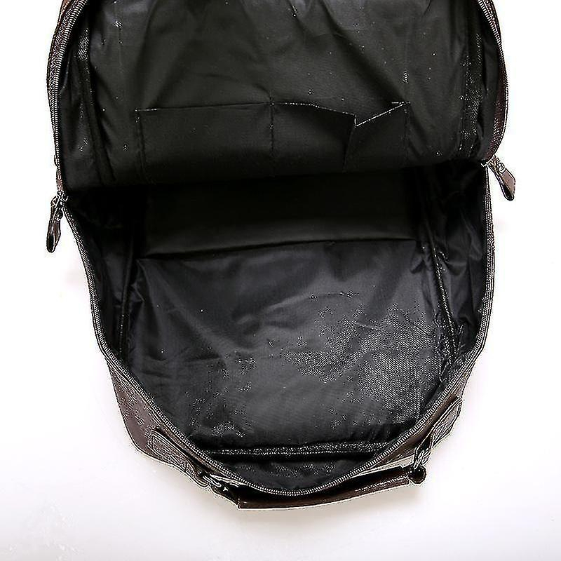 Foto 5 pulgar | Mochila Huoguo De Piel Sintética Para Hombre, Casual, Negra, 27 X 13 X 41 Cm - Venta Internacional.