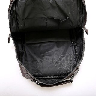 Foto 4 | Mochila Huoguo De Piel Sintética Para Hombre, Casual, Negra, 27 X 13 X 41 Cm - Venta Internacional.