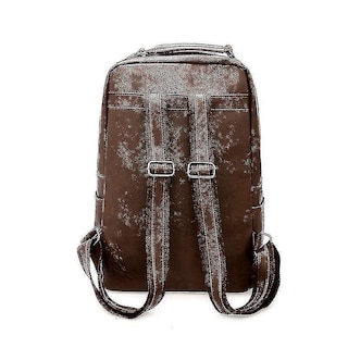 Foto 5 | Mochila Huoguo De Piel Sintética Para Hombre, Casual, Negra, 27 X 13 X 41 Cm - Venta Internacional.