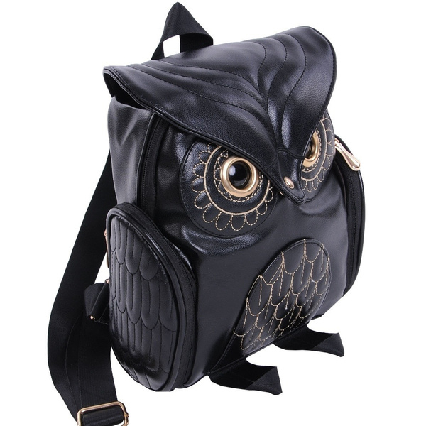 Foto 2 pulgar | Mochila Sanlin Beans Cute Owl Para Mujer En Piel - Venta Internacional.