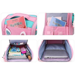Foto 4 | Mochila Trolley School Mochila Huoguo De Nailon Para Mujer, Primaria - Venta Internacional.