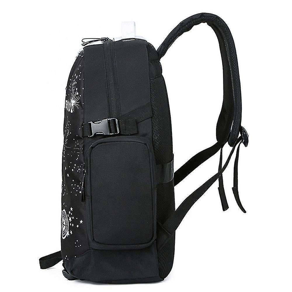 Foto 3 pulgar | Mochila Huoguo Street School Negra De Nylon Impermeable - Venta Internacional.