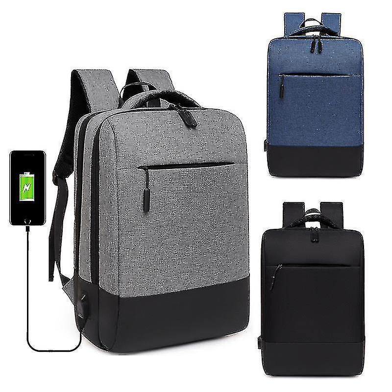 Foto 3 pulgar | Mochila Huoguo Gris De 39,6 Cm De Nylon De Gran Capacidad Para Viajar - Venta Internacional.
