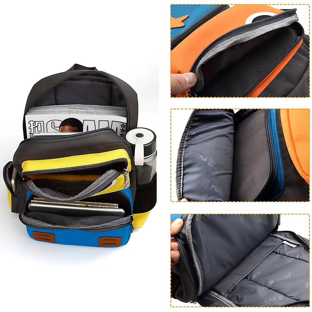 Foto 3 pulgar | Mochila Dccn Robot Primary School Children Orange 30x10x40c - Venta Internacional.