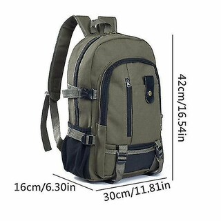 Foto 2 | Mochila Huoguo Leisure Travel, Lona Negra, 43 Cm X 29 Cm X 15 - Venta Internacional.