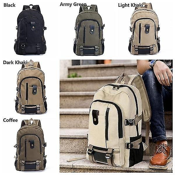 Foto 4 pulgar | Mochila Huoguo Leisure Travel, Lona Negra, 43 Cm X 29 Cm X 15 - Venta Internacional.