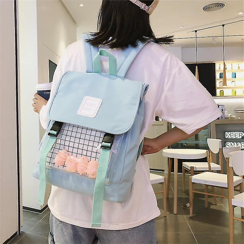 Foto 3 | Mochila Huoguo Cute Cartoon Transparente Para Mujer - Venta Internacional.