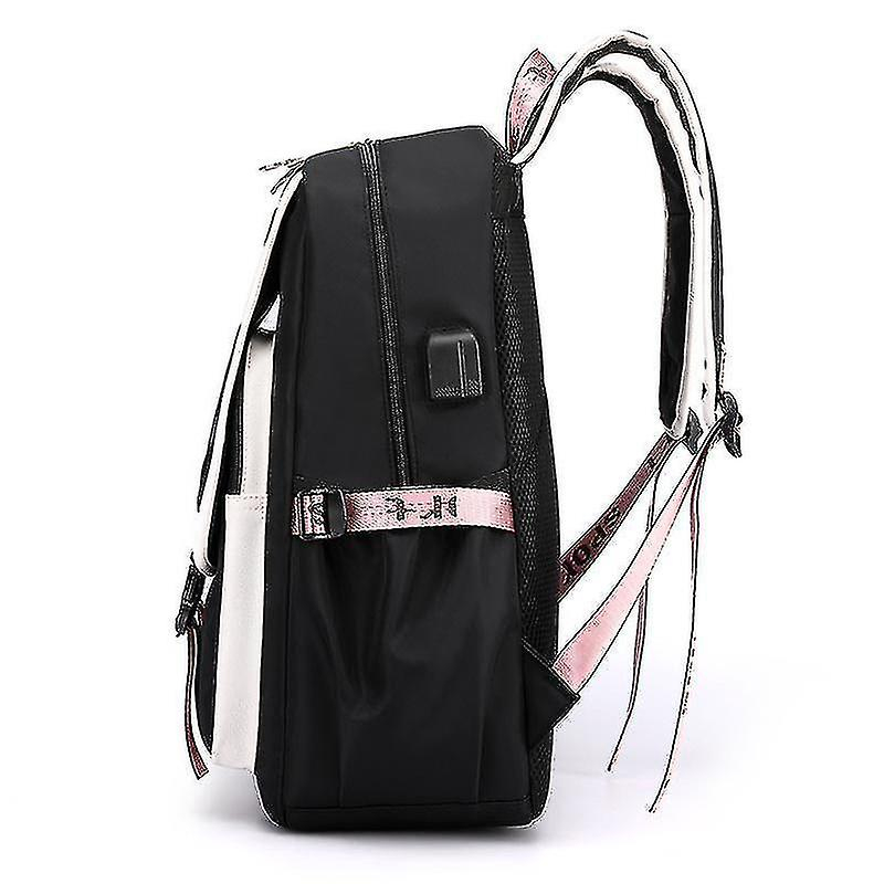 Foto 4 pulgar | Mochila Huoguo Swagger Blackbts, Material De Nailon, Negro - Venta Internacional.