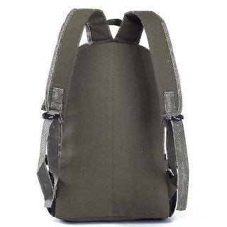 Foto 3 | Mochila Huoguo De Lona Para Hombre, Escuela, Senderismo, Viajes, Negra - Venta Internacional.