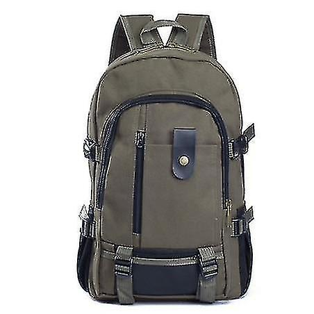 Foto 5 pulgar | Mochila Huoguo De Lona Para Hombre, Escuela, Senderismo, Viajes, Negra - Venta Internacional.