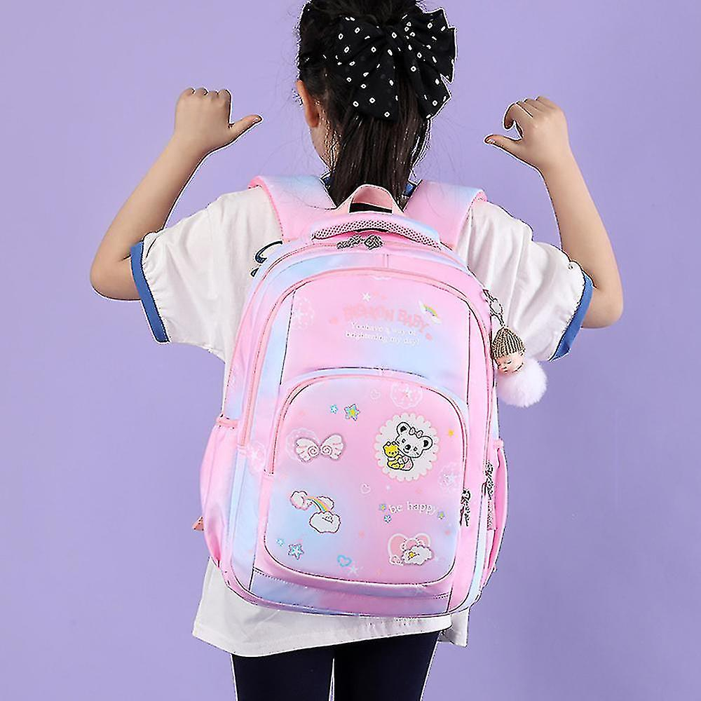 Foto 3 pulgar | Mochila Huoguo Para Niñas, Ligera, Impermeable, De Nailon - Venta Internacional.