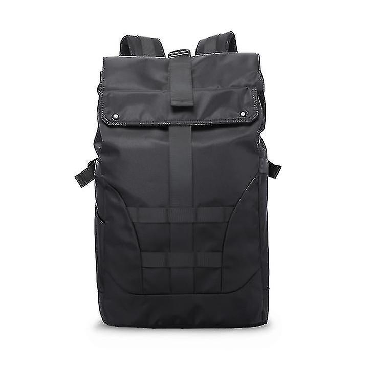 Mochila Huoguo Para Portátil De Viaje Para Hombre, Resistente Al Agua, Negra - Venta Internacional.