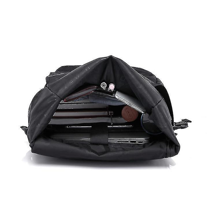 Foto 6 pulgar | Mochila Huoguo Para Portátil De Viaje Para Hombre, Resistente Al Agua, Negra - Venta Internacional.