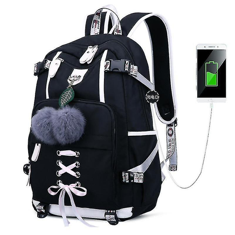 Foto 2 pulgar | Mochila Huoguo Para Ordenador Casual Para Mujer Con Puerto De Carga Usb - Venta Internacional.
