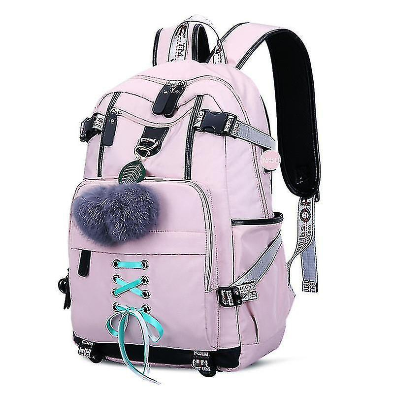 Foto 3 pulgar | Mochila Huoguo Para Ordenador Casual Para Mujer Con Puerto De Carga Usb - Venta Internacional.