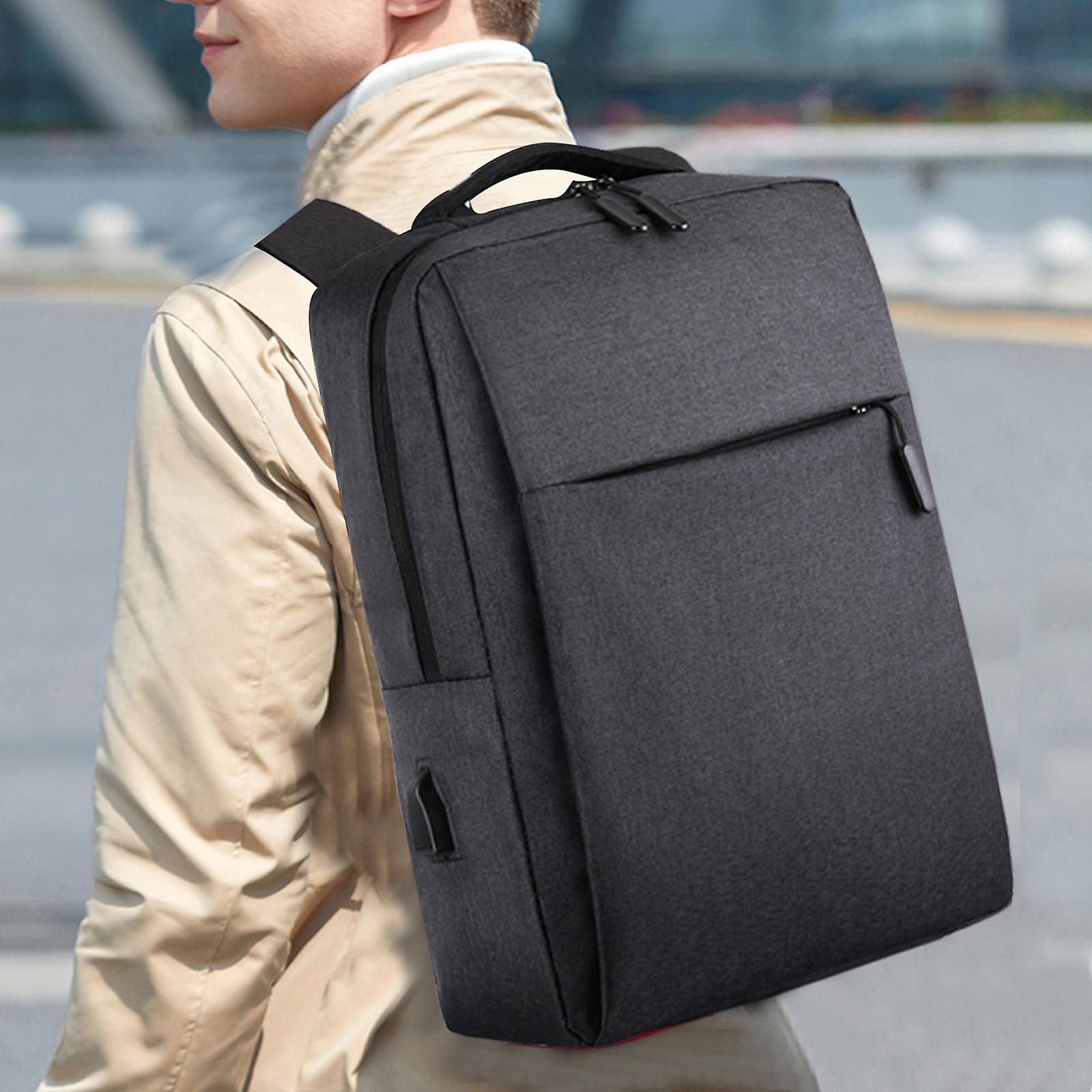 Foto 2 | Mochila Para Portátil Huoguo De 15.6 Pulgadas Con Puerto De Carga Usb Resistente Al Agua - Venta Internacional.