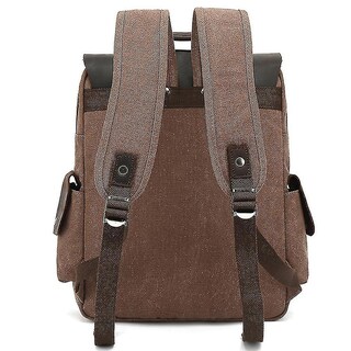 Foto 2 | Mochila Huoguo De Viaje Para Estudiantes Universitarios, De Lona, Impermeable - Venta Internacional.