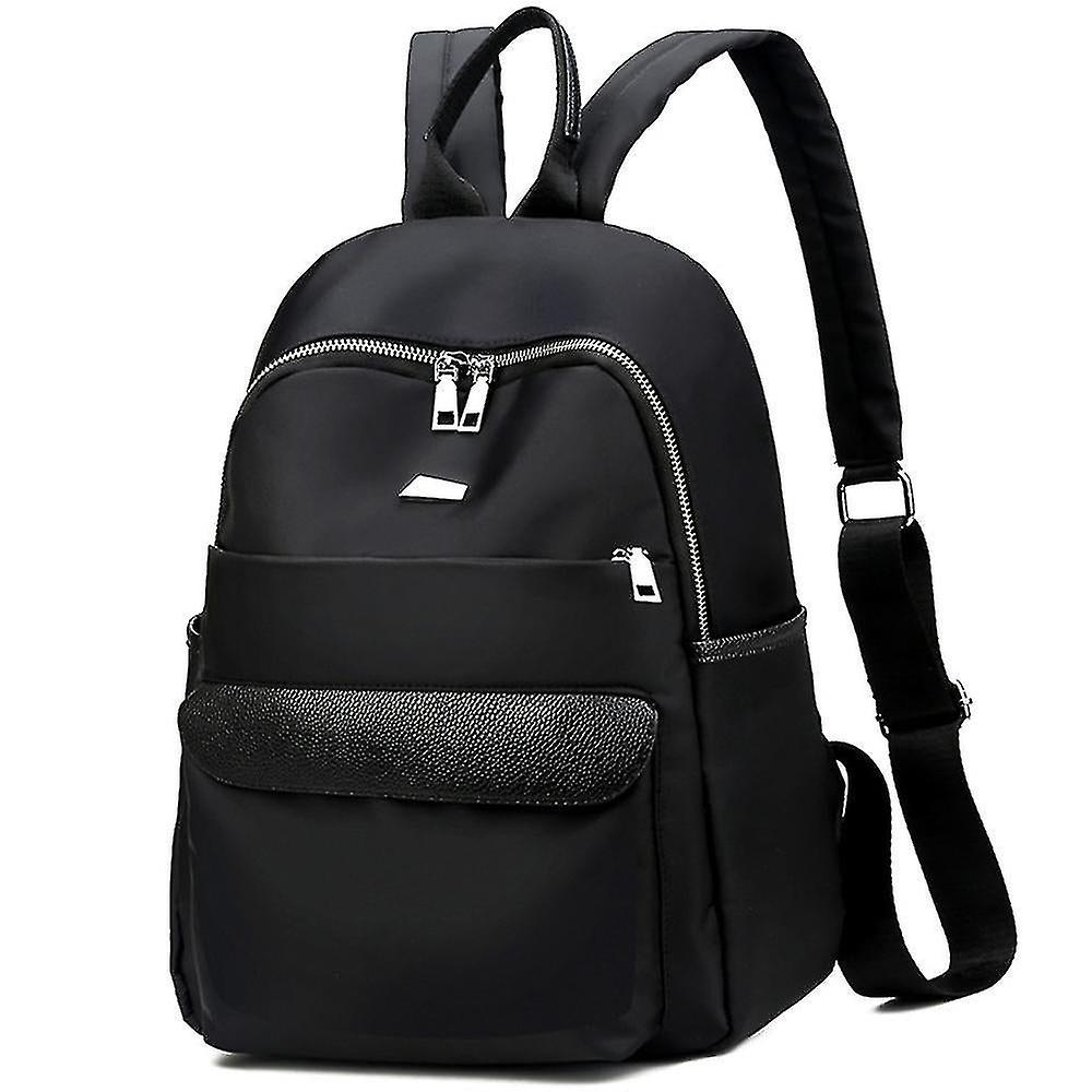 Mochila Huoguo Mochila Escolar Casual De Gran Capacidad Para Estudiantes, Negra - Venta Internacional.