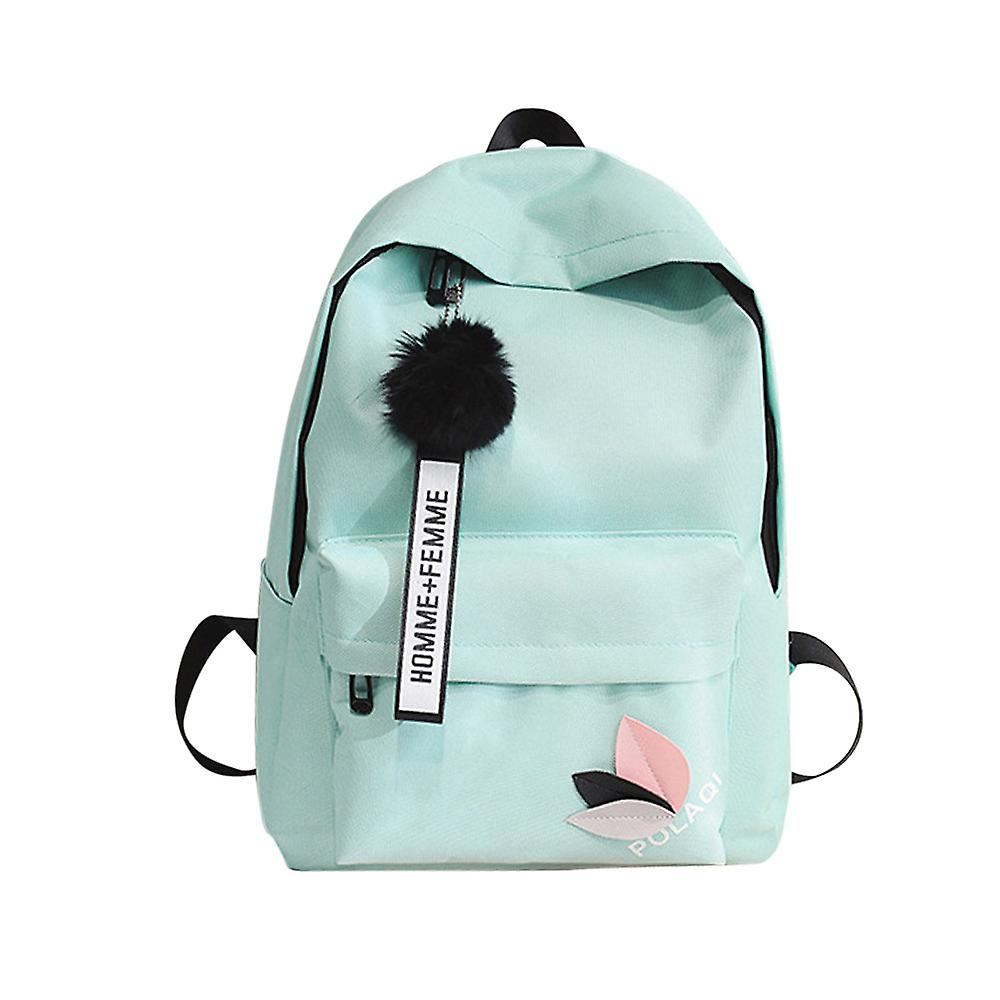 Foto 2 pulgar | Mochila Huoguo Fashion Neutral Canvas School Green 29x39x13 - Venta Internacional.