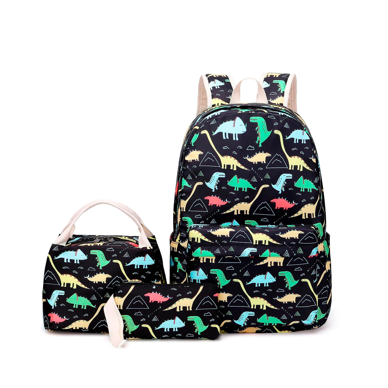 Set De Mochila Escolar Huoguo Dinosaur Para Niñas Y Niños Adolescentes - Venta Internacional.