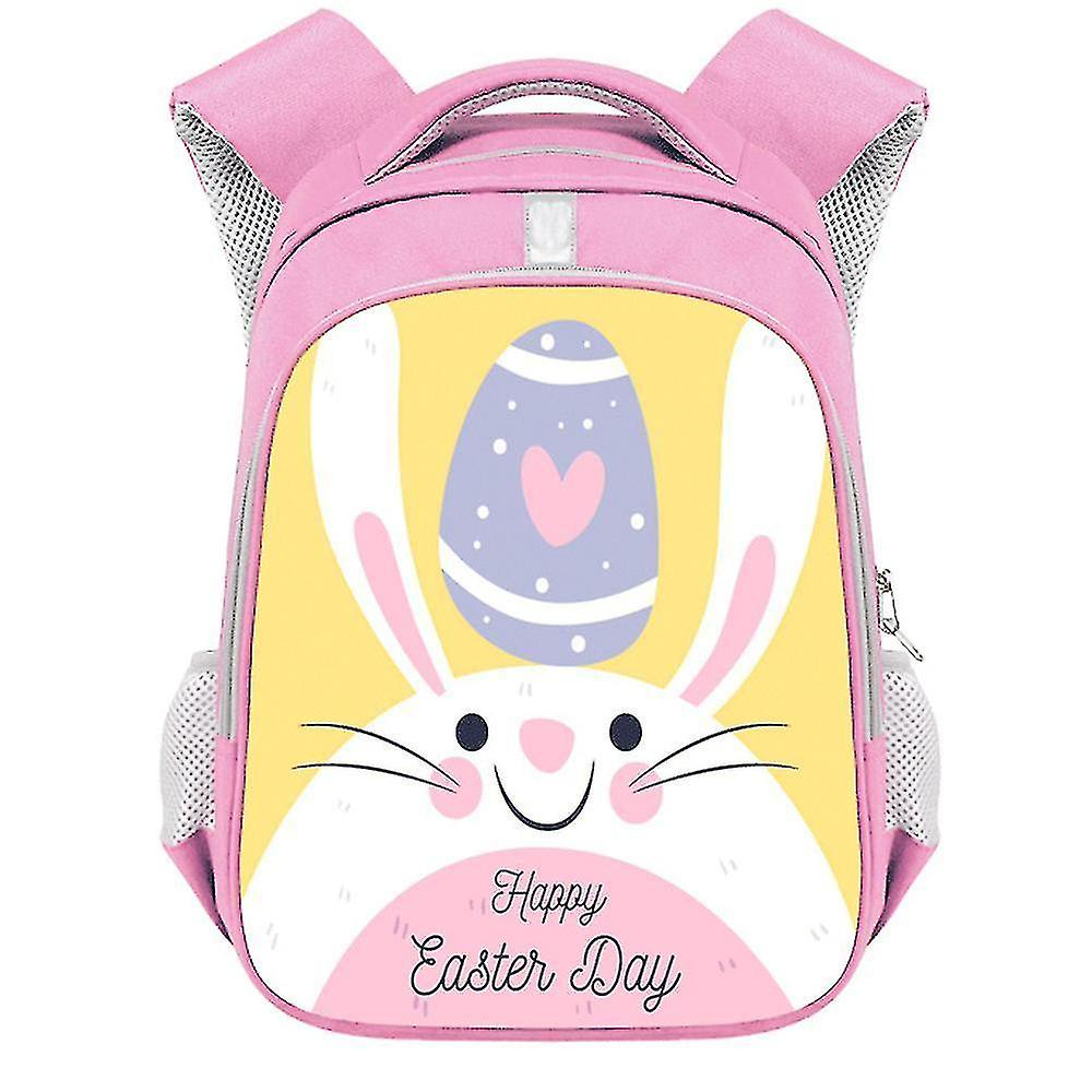 Mochila Huoguo 2021 De Pascua Para Niña De Primaria Rosa 26x13x3 - Venta Internacional.