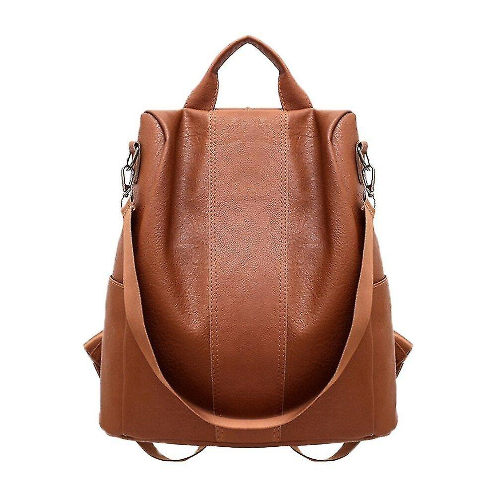 Foto 2 pulgar | Mochila Huoguo De Viaje Para Mujer, Piel Sintética, Antirrobo, Impermeable - Venta Internacional.