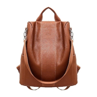 Foto 1 | Mochila Huoguo De Viaje Para Mujer, Piel Sintética, Antirrobo, Impermeable - Venta Internacional.