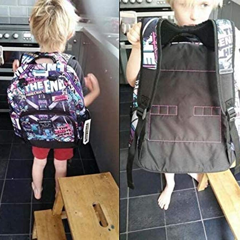 Foto 3 pulgar | Mochila Escolar Sanlin Beans Minecraft Anime Para Niños - Venta Internacional.