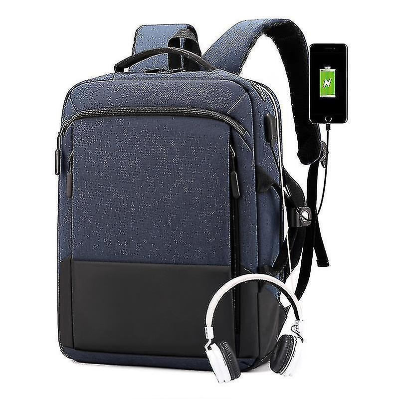 Foto 3 pulgar | Mochila Huoguo Sport Swagger Deep Blue Para Viajes O Negocios - Venta Internacional.