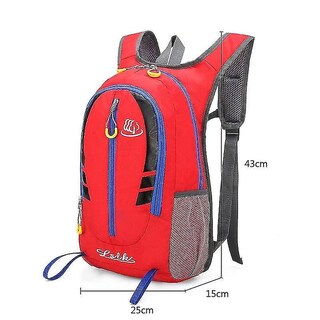 Foto 2 | Mochila Huoguo Outdoor Impermeable De Nylon De Gran Capacidad Roja - Venta Internacional.