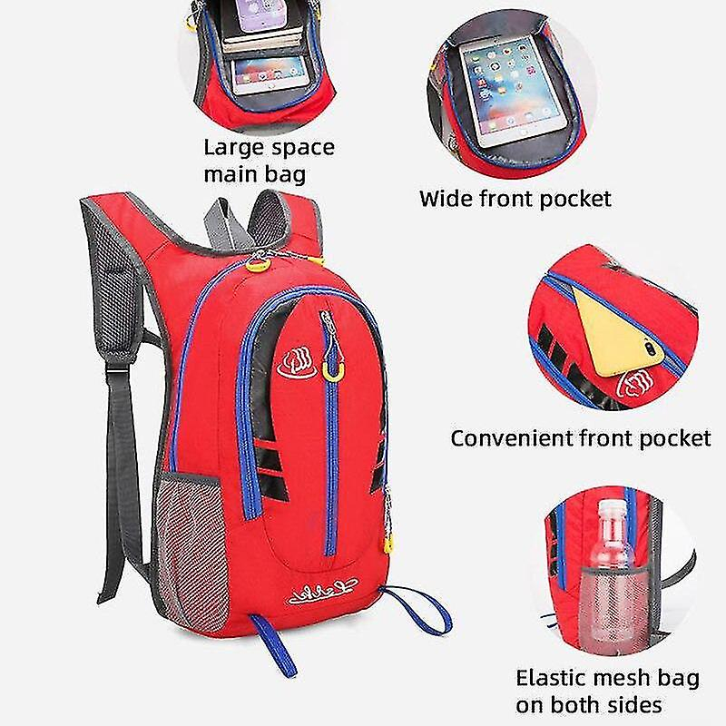 Foto 5 pulgar | Mochila Huoguo Outdoor Impermeable De Nylon De Gran Capacidad Roja - Venta Internacional.