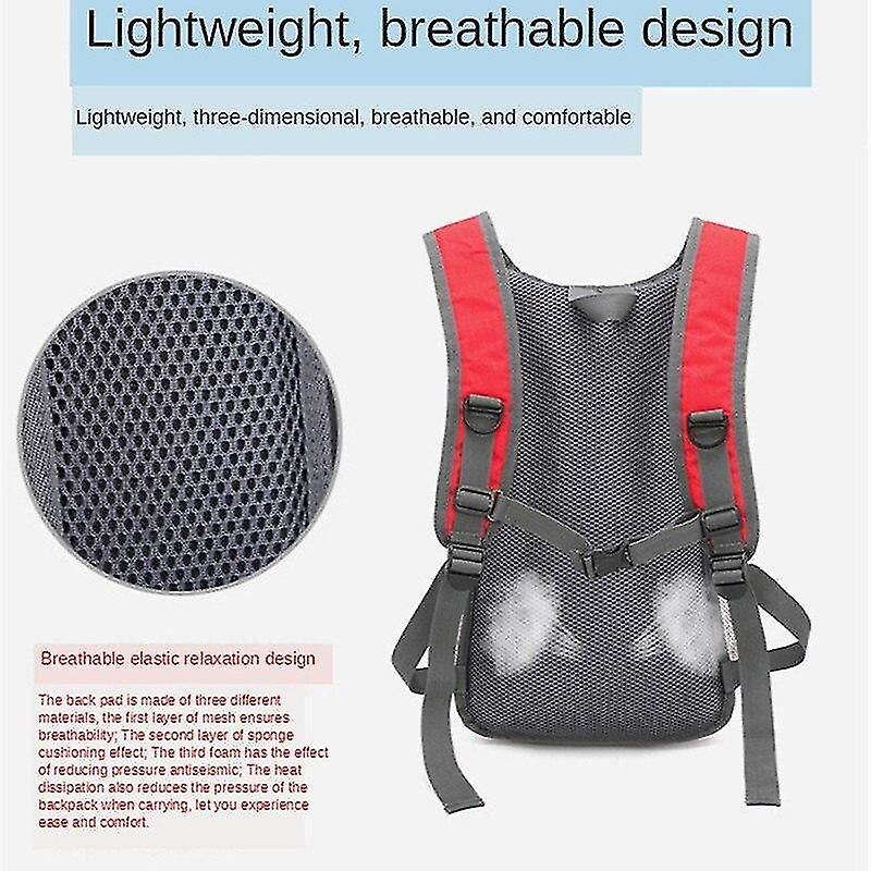 Foto 6 pulgar | Mochila Huoguo Outdoor Impermeable De Nylon De Gran Capacidad Roja - Venta Internacional.