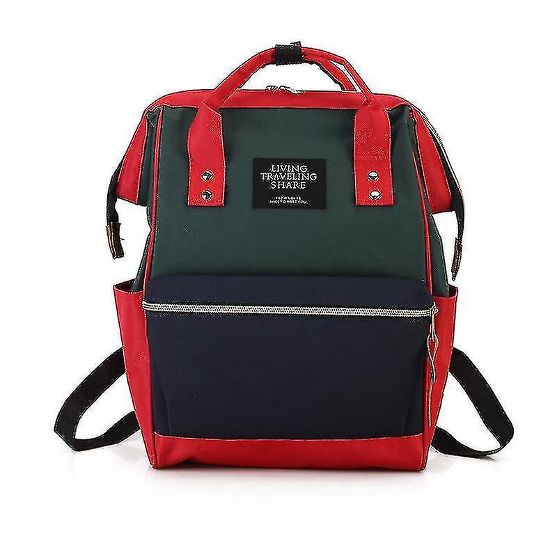 Foto 4 pulgar | Mochila Huoguo Roja Casual De Poliamida Y Nylon Para Viajes - Venta Internacional.
