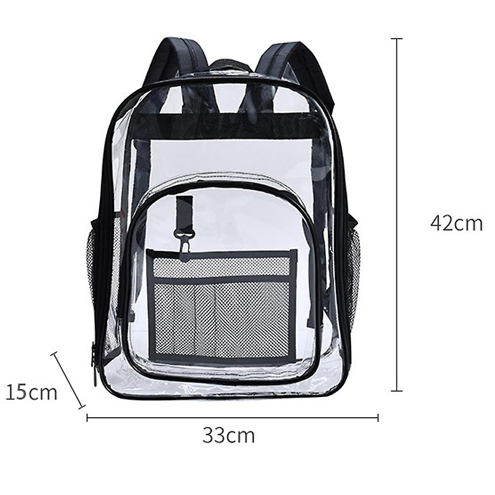 Foto 3 pulgar | Mochila Sanlin Beans Pvc Impermeable Transparente Grande - Venta Internacional.
