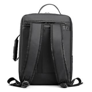 Foto 2 | Mochila Huoguo Messenger De Nylon Gris Claro Impermeable 29x14x - Venta Internacional.
